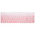 Keyboard Cover Skin for Lenovo 2023 ideaPad Flex 5 15.6",Yoga Slim 7 15.6,Yoga 7 7i 15.6 16, IdeaPad Slim 7 15.6, ideaPad 3i 15,Ideapad 3/Ideapad 5 15.6" 17.3",ThinkBook 15 15p G2 G3 G4 (Pink)