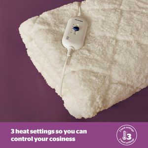 Silentnight Single Electric Blanket – Soft Heated Bed Cover