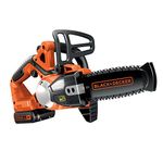 BLACK+DECKER 18V Cordless 20 cm Chainsaw with 2.0Ah Lithium Ion Battery