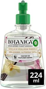 Botanica by Air Wick Automatic Spray Air Freshener Refill, Vanilla & Himalayan Magnolia, 224mL