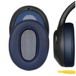 Geekria QuickFit Replacement Ear Pads for Sony WH-XB900N Headphones Ear Cushions, Headset Earpads, Ear Cups Cover Repair Parts (Blue)