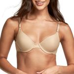 Maidenform One Fab Fit T-Shirt Bra, Beige, 32B US