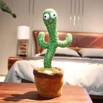 Ziggy Dancing Cactus Toy Talking Repeat Singing Sunny kactus Toy 120 Songs (Green)