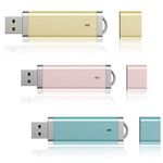 KEXIN 3 Pack 64GB Flash Drive USB Drive Thumb Drive 64 GB USB Flash Drive Jump Drive 64G Flash Drives Photo Memory Stick Pen Drive Zip Drive Pink Yellow Blue