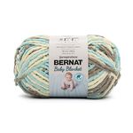 Bernat BABY BLANKET BB Beach Babe Yarn - 1 Pack of 10.5oz/300g - Polyester - #6 Super Bulky - 220 Yards - Knitting/Crochet