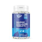 Marine Collagen Tablets 1200MG - 2400MG - 180 Days Supply - Marine Collagen Supplement