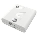 SLx TV Signal Booster Aerial Amplifier, 4G and 5G Filter, 1 Output, 1 Way Compact Amplifier Booster Box for Indoor TV Aerial, HD TV/Freeview, Variable Gain Control, White