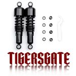 TIGERSGATE Motorcycle Rear Shock Harley Lowering Shock Fits Harley 1980-2023 Touring & 1983-2023 Sportster（Black）