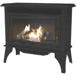 Pleasant Hearth VFS2-PH30DT 30,000 BTU 32" Intermediate Gas vent free stove, Black