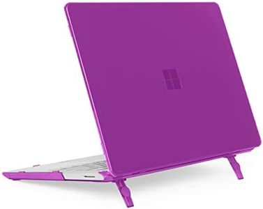 mCover Case Compatible ONLY for 2020-2024 12.4" Microsoft Surface Laptop Go 3/2 / 1 with Touch Screen (NOT Compatible with Any Other Surface Models) - Purple