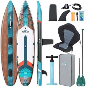 ZLX Stand Up Paddling Board 350x83cm, anfängerfreundliches SUP Board mit Abnehmbarer Mittelfinne für Stabilität oder Geschwindigkeit, Touren Stand Up Paddle für alle Könnerstufen, 200kg Tragkraft