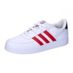 adidas Breaknet Lifestyle Court Lace Shoes Tennis, Cloud White/Better Scarlet/Carbon, 6 UK