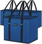 BALEINE 3Pk Reusable Grocery Bags, 