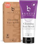 Facial Scrub Exfoliator - USA Made with Natural & Organic Ingredients, Gentle Exfoliating Face Wash Scrub, Facial Exfoliante Para la Cara for Sensitive & Acne Prone Skin, Microdermabrasion Scrub