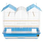 Prevue Hendryx Triple Roof Cockatiel Cage, Blue/White