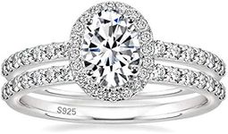 EAMTI 1.25CT 925 Sterling Silver Cu