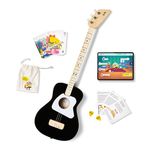 Loog 3 String Pro Acoustic Guitar and Accompanying App for Children, Teens and Beginners ââ‚¬â€œ Black