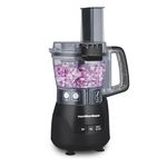 Hamilton Beach Stack & Snap 4 Cup Food Processor & Vegetable Chopper for Slicing, Shredding, Puree & Blending, 250 Watts, Leak-Proof Bowl, Black, 70510