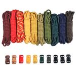 PARACORD PLANET 550lb Type III Paracord Combo Crafting Kits with Buckles (Boy Scouts)