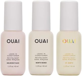 OUAI Multitasking Leave In Conditioner Spray Travel Set, Melrose Place, North Bondi, St. Barts, 3 Pack,1.5 oz Each