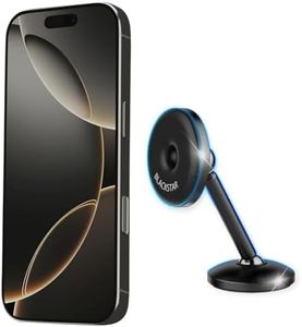 Blackstar Titan Mag-Magnetic Mobile Smartphones Holder for Car Dashboard/Bike with 720° Angle Rotation (Strong & Safe Magnets)-Car Phone Mount Stand-Compatible with All Mobiles (MAGSAFE Incompatible)