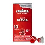 Lavazza Qualita Rossa Medium Roast Coffee Capsules Compatible with Nespresso Original Machines, Full-bodied, balanced espresso, dried fruit aftertaste (100 pack)