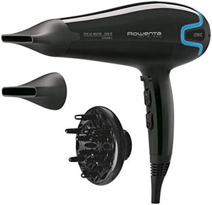 Rowenta CV8730 Infini Pro Haartrockner | AC Motor | Iconic Funktion | professionelles Haaretrocknen | Luftstrom bis zu 120 km/h | Schwarz