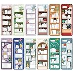120Pcs Book Tracker Bookmarks Doubl