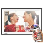 15.6 Inch Large Digital Photo Frame, Digital Picture Frame WiFi, IPS HD Touch Screen 32GB Storage Photo Frame with Auto-Rotate Instant Share Photo/Video Sharing via Frameo App, Gift for Mom