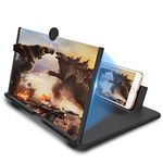 Newseego for 16 Inch Phone Screen Magnifier, HD Mobile Phone Screen Amplifier Pulling-Out Movie Video Enlarger Anti-Blue Ray Eye Protection with Foldable Stand Holder for All Smartphones-Black
