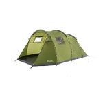 Eurohike Sendero 6 Tent for 6 People with Porch and Living Area, 6 Man, Easy to Pitch, Tunnel, Sewn In Groundsheet, Large and Spacious, Large Group or Family Camping, Festivals, 2000mm HH, Green