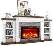80" Fireplace TV Stand for TVs Up t