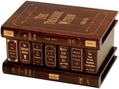 Bits and Pieces - Elegant Treasure Box - Premium Quality Jewelry Box - Secret Box with Brainteaser Puzzle for Gifts or Valuables - 7 x 5 x 3 ¾ inches