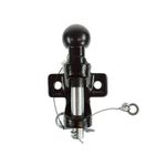 Black Tow Ball & Pin Hitch Jaw 50mm Towball 350kg Coupling ‘E’ approved Towing