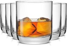 JoyJolt Faye Crystal Whiskey Glasse