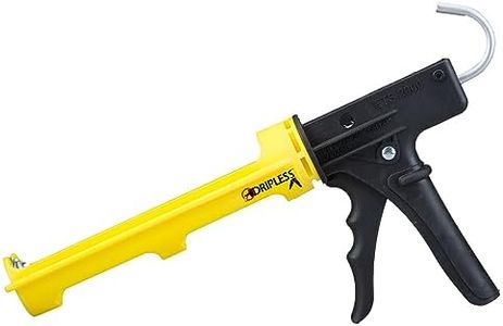 Dripless ETS2000 The Yellow Gun Composite Caulk Gun | Dripless Caulking Gun for 10 oz Cartridges or Tubes | Lightweight Body | 12:1 Thrust Ratio | Pro Painter Preferred