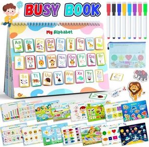 Busy Book for Toddlers 3+, Preschool Learning Activities with 30 Themes Prek Preschool Workbooks, Montessori Educational Learning Toys Activity Books for Christmas Birthdays Gifts Boys Girls