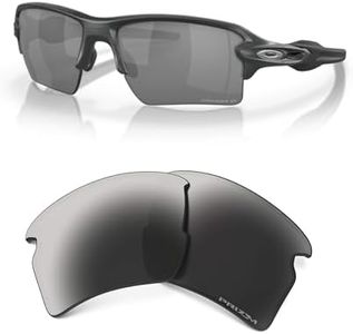 Oakley Flak 2.0 XL OO9188 Rectangular Polarized Replacement Lenses, Black
