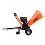 6" inch Commercial Wood Chipper Towable Gas-Powered self Feeding MX-15R