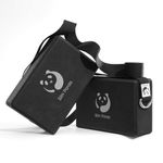 Slim Panda Yoga Blocks Set of 2 with Strap -2 High Density EVA 9" x 6" x 3" Yoga Blocks With 8FT Yoga Strap for Stretching, Pilate, Balance Exercise, Storage Carry Bag Included