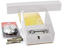 Heavy Duty Unbreakable Garage Door Defender Lock with Padlock and Fixings - White