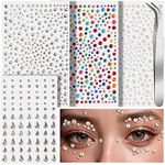 Teenitor Self Adhesive Face Gems an