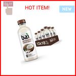 Bai Coconut Flavored Water, Molokai Coconut, Antioxidant Infused Drinks, 18 Flui
