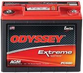 ODYSSEY 12V 520 PHCA 1000W-1500W Car Battery, Red Top (PC680)