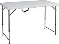 SogesPower 48 inches Folding Table Camping Table BBQ Portable Desk Outdoor Dinner Table Utility Table,CA-SPHP-122CZ