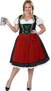 Women's Plus Size Oktoberfest Fraulein Costume 2X