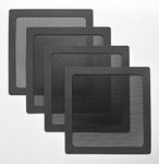 120mm Dust Filter for Computer Cooler Fan, Magnetic Frame PC Fan Dust Mesh PC Cooler Filter Dustproof PVC Cover Computer Fan Grills (4pc Pack)