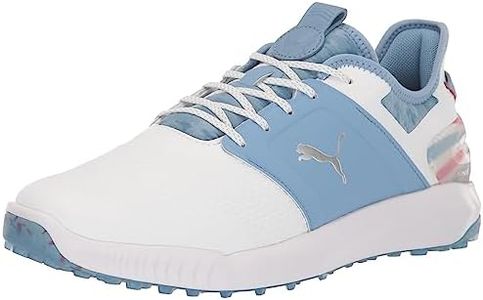 Puma Golf NA Men's Ignite Elevate Volition Sneaker, Puma White-Allure, 10