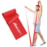 Boldfit Resistance Bands for Workout for Women Pilate Bands for Home Exercise Thera Band Toning Exercise for Gym Latex Band Theraband for Fitness, Stretching, Yoga for Men & Women (Light) 1.8 Kg Red