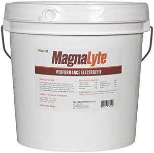 MagnaLyte Loose Salt and Electrolytes for Horses by Eagle Equine | Mineral sea Salt, Trace Minerals, Electrolytes | 20 Pound Bucket